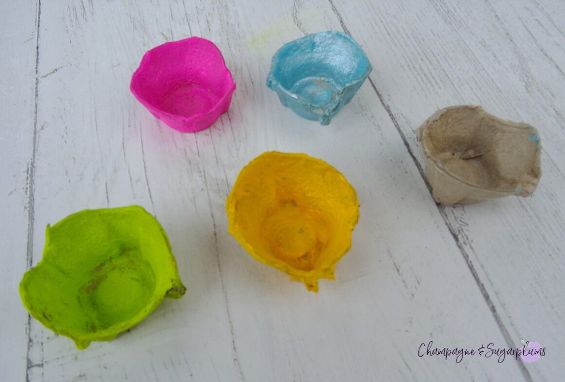 Egg Carton Wreath - Champagne and Sugarplums Egg Carton Wreath - Champagne and Sugarplums