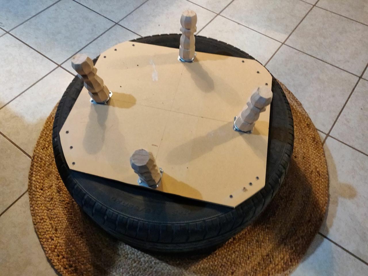 DIY Ottoman made from an Old Tire - Flawless C Designed DIY Ottoman made from an Old Tire - Flawless C Designed