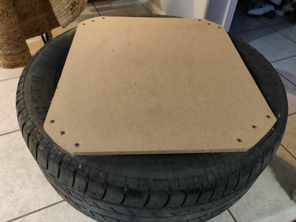 DIY Ottoman made from an Old Tire - Flawless C Designed DIY Ottoman made from an Old Tire - Flawless C Designed