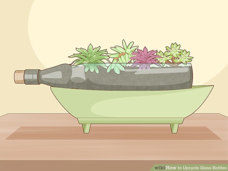 3 Ways to Upcycle Glass Bottles - wikiHow 3 Ways to Upcycle Glass Bottles - wikiHow