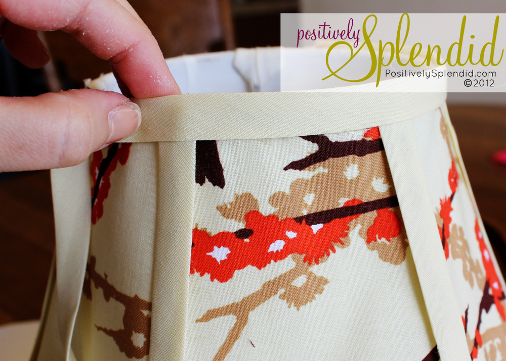 How to Recover a Lampshade - Positively Splendid {Crafts, Sewing ... How to Recover a Lampshade - Positively Splendid {Crafts, Sewing ...