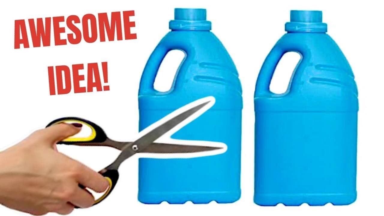Reuse Your Laundry Bottles in a Creative Way | How To Recycle Detergent ... Reuse Your Laundry Bottles in a Creative Way | How To Recycle Detergent ...