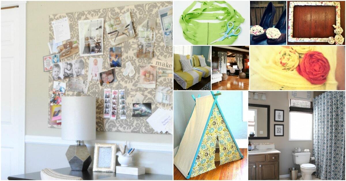 15 Crafty Ways To Upcycle Old Curtains - Small Joys 15 Crafty Ways To Upcycle Old Curtains - Small Joys